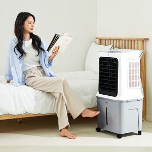 이노크 대용량 가정용 업소용 폭포 얼음 3면파워 리모컨 에어쿨러 냉풍기 35L LF610
