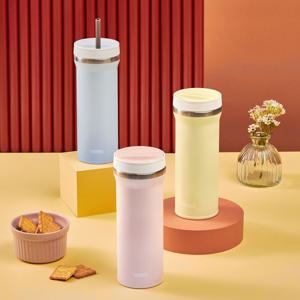 보냉 트위스트 컵앤 빨대 텀블러 TKHB-480K (480ml) 식기세척기 사용