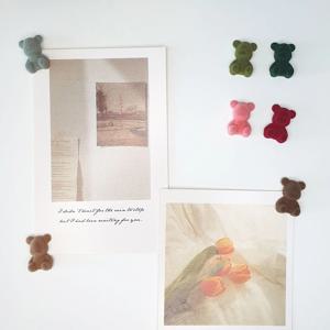 곰돌이 마그넷 냉장고자석 7P SET 마그네틱 현관문