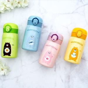 스테인레스 원터치 보온보냉병 250ml 4가지색상 진공 단열 자동열림방지 보온병 보냉병