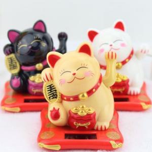 행운의 복고양이 손흔드는 마네키네코 행운의고양이 마네키 네코 럭키 개업선물 고양이 장식