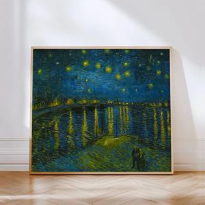 빈센트 반 고흐 인테리어 명화 그림 액자 / 론강의 별이 빛나는 밤