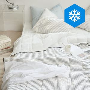 모던 스트라이프 스노우리플 여름차렵이불 2colors 2size