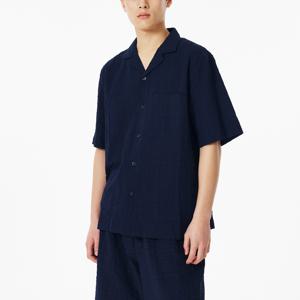 남 레이온 코튼 시어서커 파자마 셔츠 (2 colors)