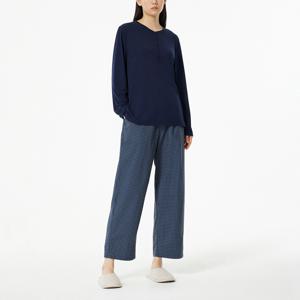 여 60수 코튼 10부 파자마 팬츠_체크 (2 colors)