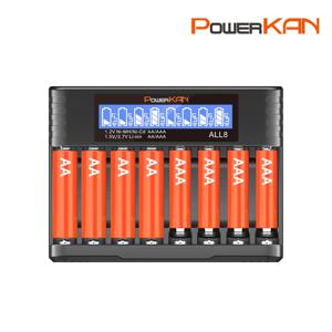 4구 TC4S 배터리충전기 18650  21700 26650 과충전방지