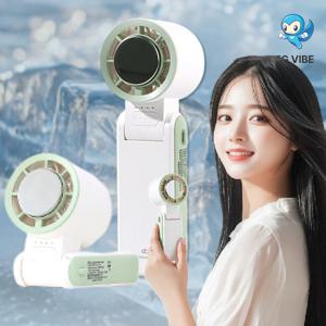 프럭스F 휴대용  접이식 미니 손 선풍기 급속 냉각 휴대용 무선 USB충전 넥스트랩