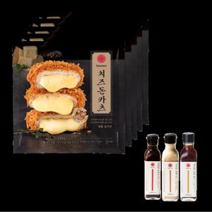 치즈돈카츠 5 개 + 소스 3종 중 택 1
