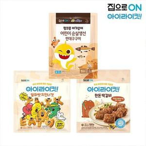 한돈 떡갈비 500g +치킨너겟 500g + 민대구구이180g 3개 골라담기