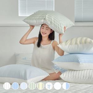 알러지케어x스노우시어서커 썸머쉴드 2겹 베개커버 50x70 8컬러
