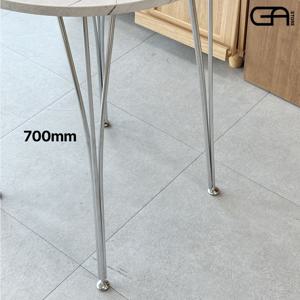 철재 가구다리 식탁다리 테이블다리 가구 DIY 실버 700mm