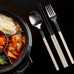 샤르망 이지 한식 커트러리 3종세트 (디너포크+수저세트/7컬러/데일리)