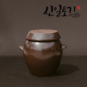 옹기 항아리 5호 16L 매실항아리 김장 장담그기 장독 유리뚜껑 항아리유리뚜껑
