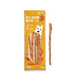 잇츄 츄잇 꿀바른 터키츄 스틱 30g 강아지 수제 간식 개껌