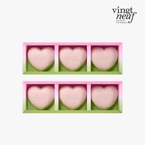 러블리 하트 솝(3개입) 2세트 + 쇼핑백 1장