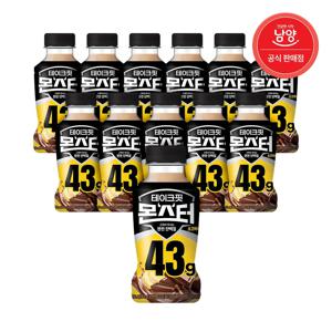 근육이 마시는 단백질 음료 43g 테이크핏 몬스터 초코바나나 350ml X 12입