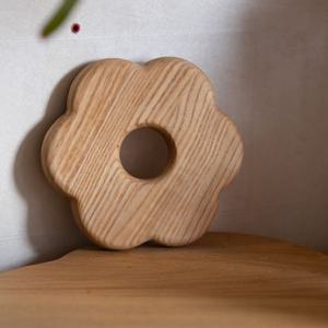 꽃잎 우드 냄비받침 애쉬 원목받침 플레이팅 컵받침 집들이 선물(선물포장) 2size