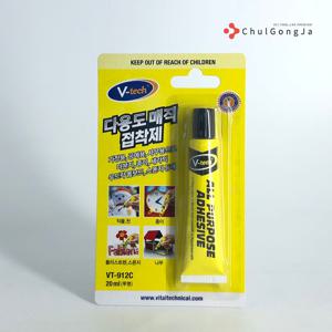 철공자 다용도매직접착제 VT-912C 나무 목재 스폰지 본드 공예 접착