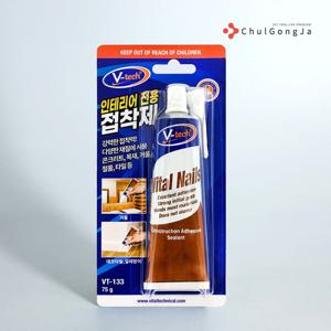 철공자 인테리어전용접착제 VT-133 장판 거울 몰딩 데코타일 걸레받이