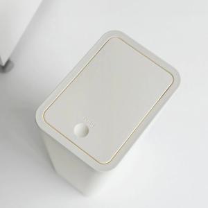 킨포크 틈새 슬림 휴지통 원터치 사각 냄새차단 인테리어 쓰레기통 10L
