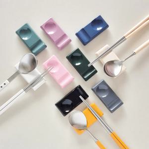 국산 보겐 사각 수저받침 2p세트 10color