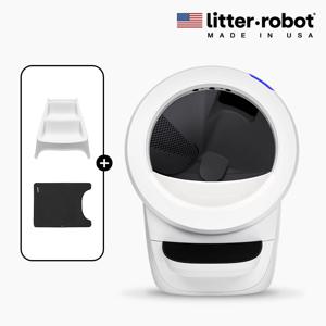 Level Up Package 고양이 자동 화장실+전용 계단+트랩매트