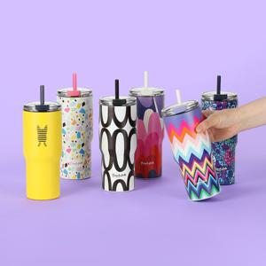 이중진공 316스텐 스월 텀블러 600ml(빨대포함)(택1)