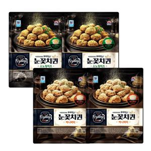 Fryday 눈꽃치퀸 스노윙치즈 320g*2개+눈꽃치퀸 허니버터 320g*2개