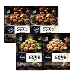 Fryday 치퀸 스노윙치즈 320g*1개+허니버터 320g*1개+마늘간장 380g*2개