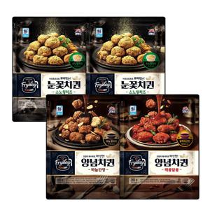 Fryday 치퀸 스노윙치즈 320g*2개+마늘간장 380g*1개+매콤달콤 380g*1개