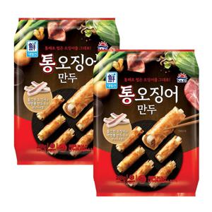 통만두 220g*2개 (오징어/비프포테이토)