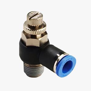 스피드 컨트롤 에어호스 에어원터치컨트롤 속도조절 밸브 NSE타입