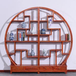 원형 느릅나무 장식장 (200cm)