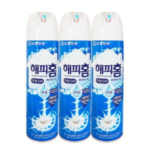 해피홈 수성 무향 에어졸 500ml x 3개