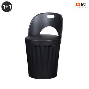 수납 의자 (1+1) / 업소 포장 마차 보관 의자 플라스틱 사출 식당 보조 간이 가게