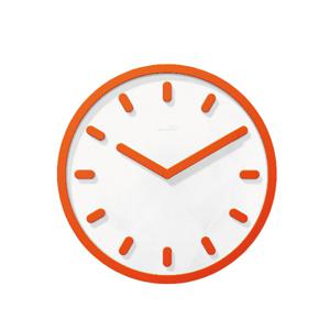 Tempo Clock (White / Orange / D 30cm)