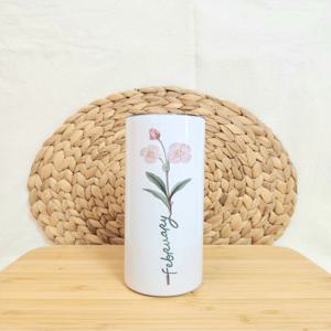 나만의 탄생화 이름각인 커스텀 텀블러