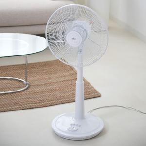 고출력  저소음 가정용 타이머 회전 3단 풍속 좌우회전 화이트 심플 스탠드선풍기 35cm