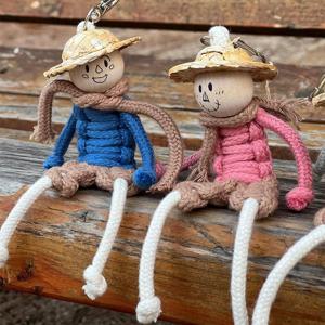 마크라메 DIY 허수아비 걱정인형 만들기 세트 나만의 인형 키링 만들기키트 걱정인형만들기