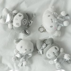 산리오 실버 키링 4종 귀여운 산리오캐릭터 인형 키링 실버키링 에어팟 백팩 키홀더 인형키링