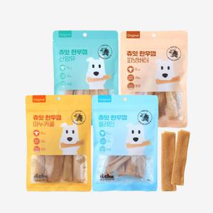 잇츄 츄잇 오래먹는 천연 강아지한우껌 50g (산양유/마누카꿀/플레인/피넛버터)