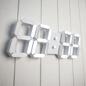 3D 입체 화이트LED 디지털 대형 벽걸이 벽시계 OWD-1010DW