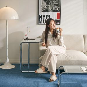 ON 발렌2.0 강화유리 소파 사이드 테이블(투명)