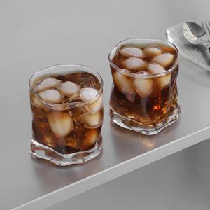 크럼블 카페 글라스 300ml 물컵 유리컵 맥주잔 아이스커피잔