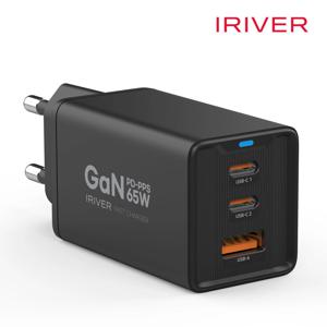 IHA-P65ACC 65W 3포트 초고속 멀티 충전기 USB-C/C/A