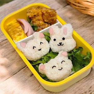 큐트미 토끼 곰 고양이 주먹밥틀 도시락꾸미기 모양틀 김펀치 세트