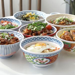 돈부리 그릇 AT 일식 텐동 뚜껑 도자기 멜라민 덮밥 공기