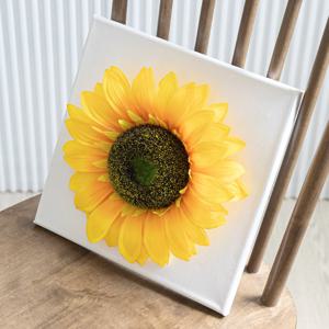 해바라기 조화 액자 행운가득 30x35cm 인테리어 꽃 테이블 장식