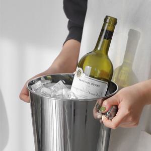 스텐 얼음 아이스버킷 와인칠러 샴페인칠링 와인쿨러
