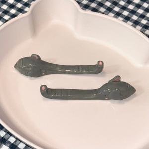 코코코코코끼리 2p set (도자기 수저받침)